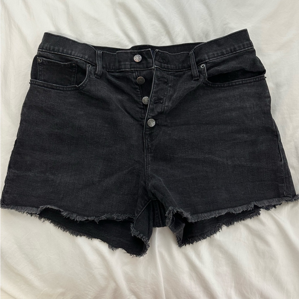 J. Crew Black Jean Shorts